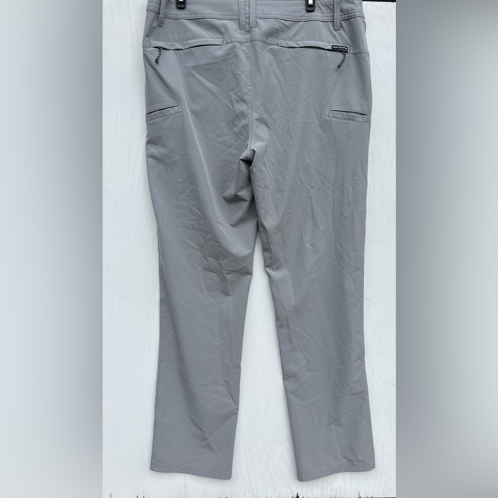 HUK Performance Fishing Stretch Reserve Pants Sz 36 Gray
